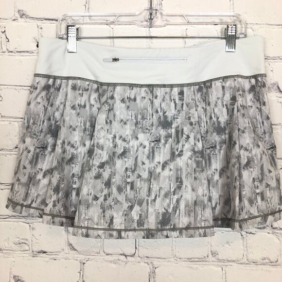 Lululemon Pace Rival Skirt (Regular) No Panels 13" City Breeze Alpine White 10 - Picture 3 of 6